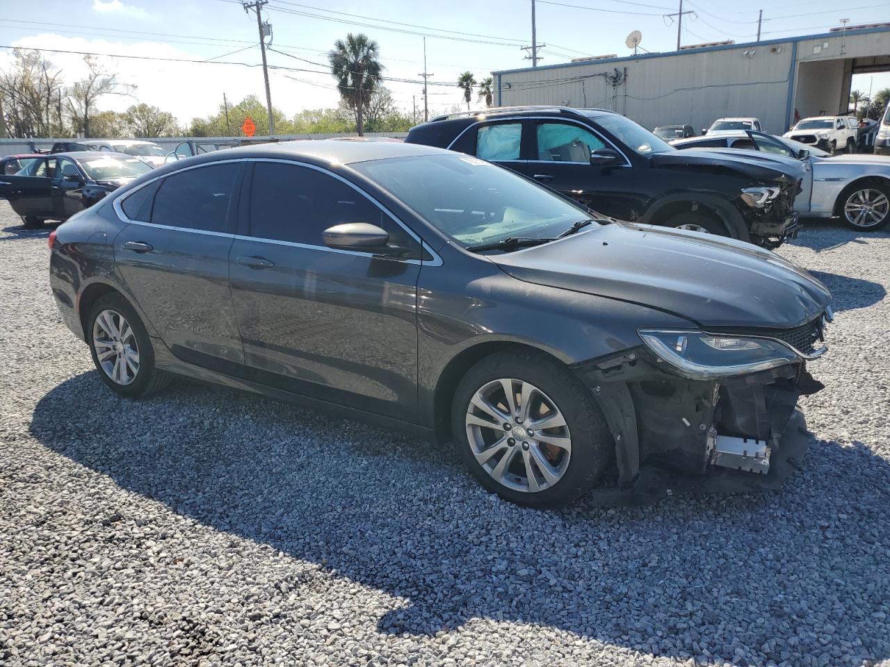 2015 Chrysler 200 VIN 1C3CCCAB2FN748805 Copart auction photo, front end damage thumbnail 4
