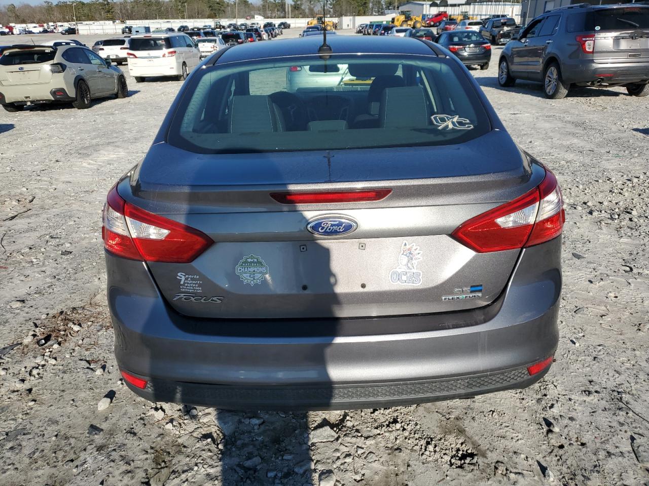 2014 Ford Focus VIN 1FADP3F28EL258480 Copart auction photo, front end damage thumbnail 6