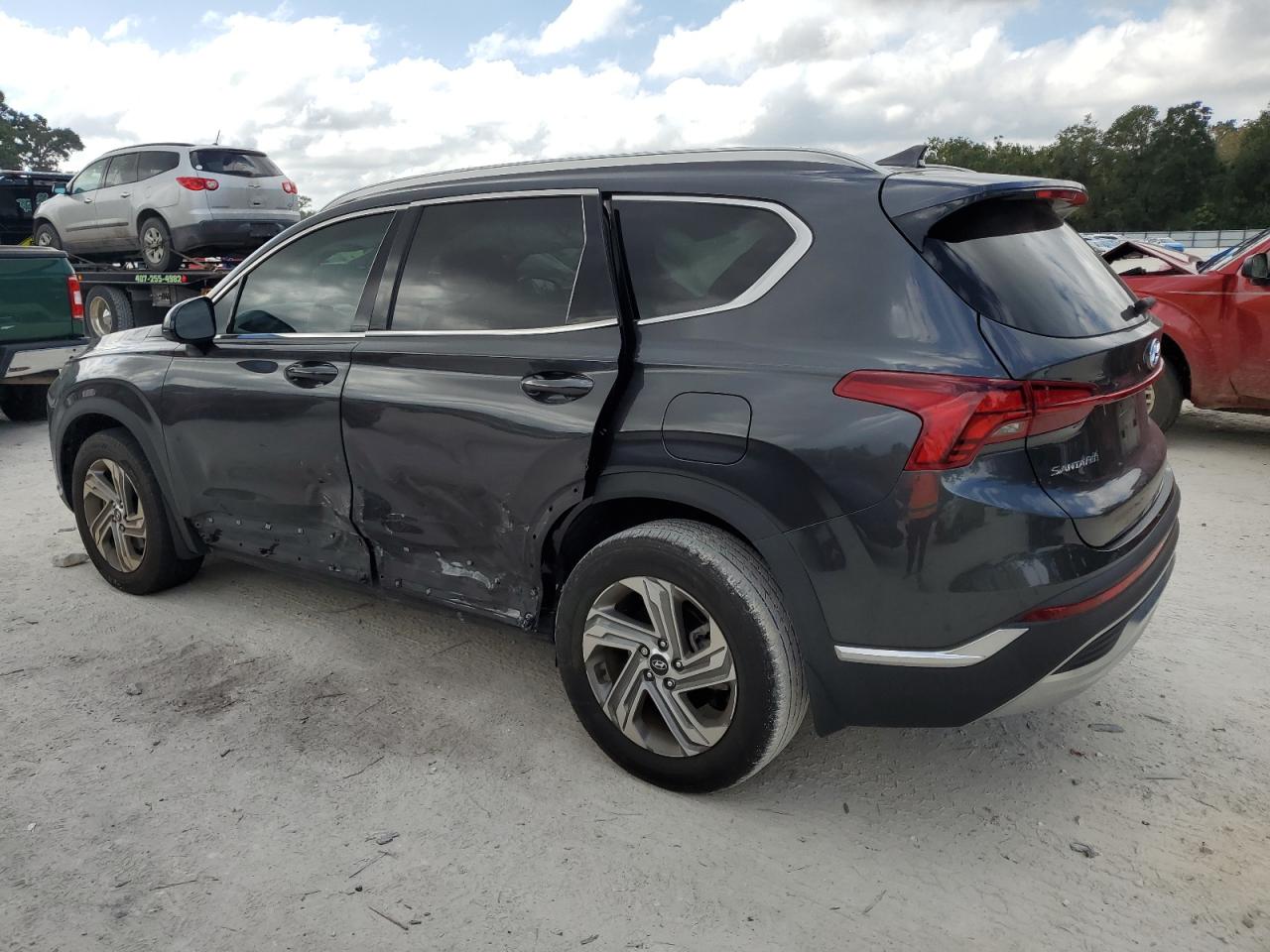 2022 Hyundai Santa Fe VIN 5NMS24AJ9NH389262 Copart auction photo, side damage thumbnail 2