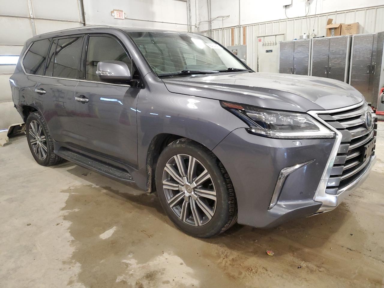 2016 Lexus LX VIN JTJHY7AX5G4192516 Copart auction photo, rear end damage thumbnail 4