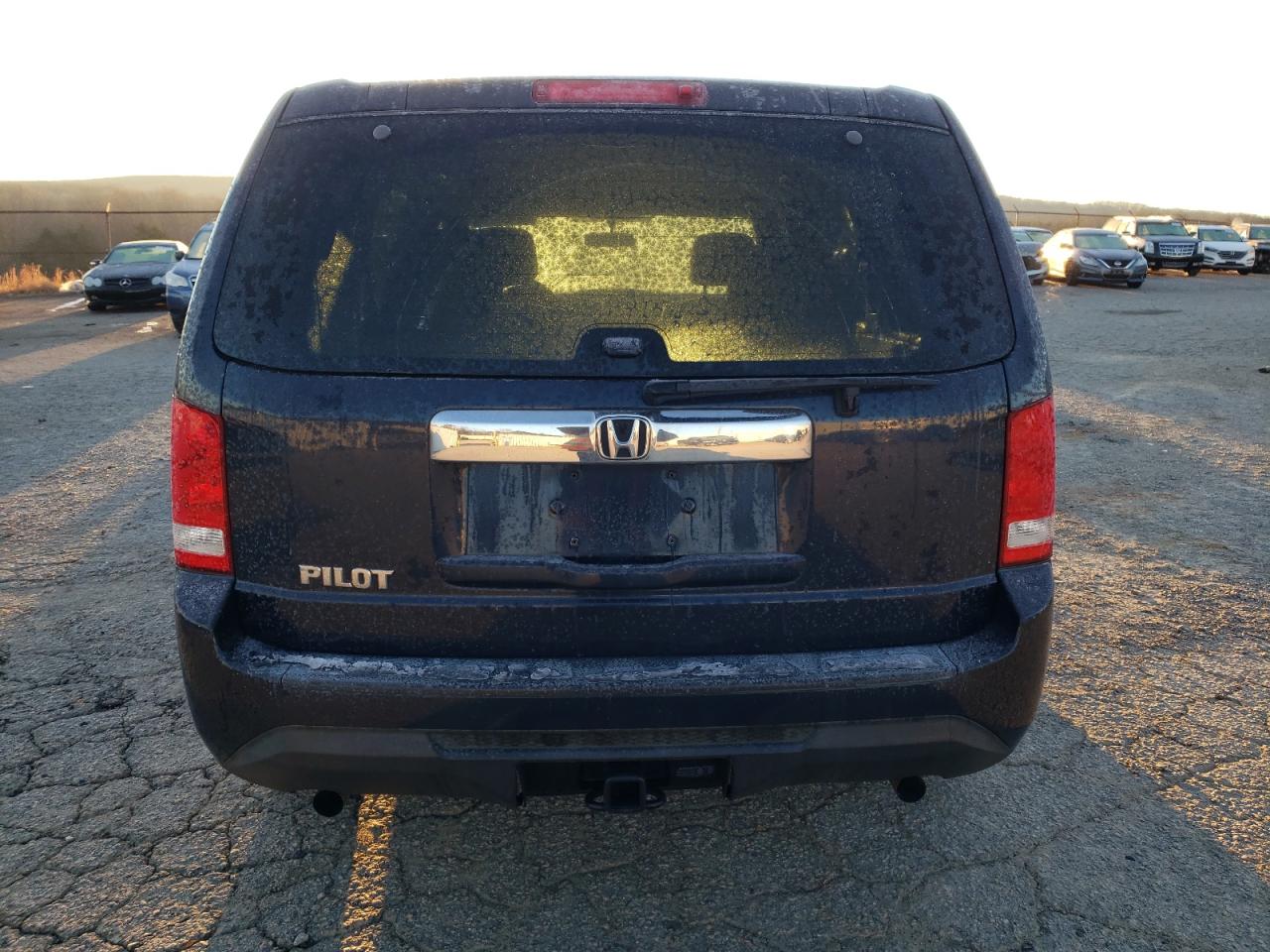 2012 Honda Pilot VIN 5FNYF3H29CB030659 Copart auction photo, front end / side damage thumbnail 6