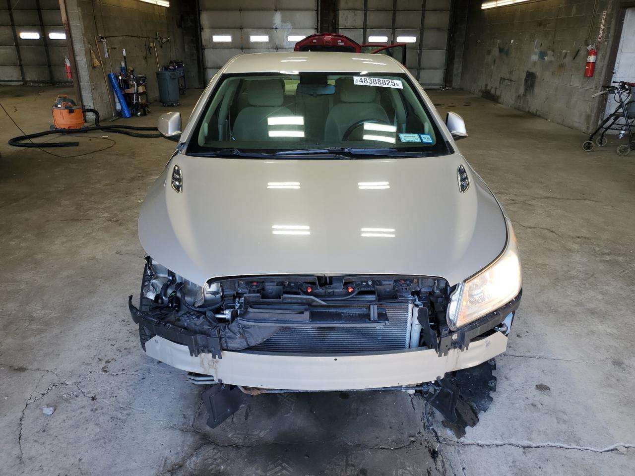 2010 Buick LaCrosse VIN 1G4GB5EG5AF233605 Copart auction photo, front end / side damage thumbnail 5