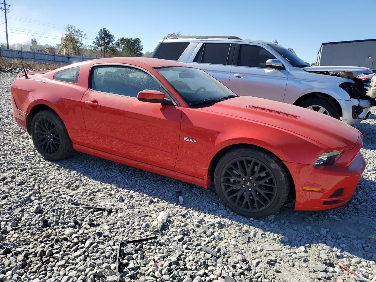 2014 Ford Mustang VIN 1ZVBP8CF0E5273319 Copart auction photo, rear end damage thumbnail 4