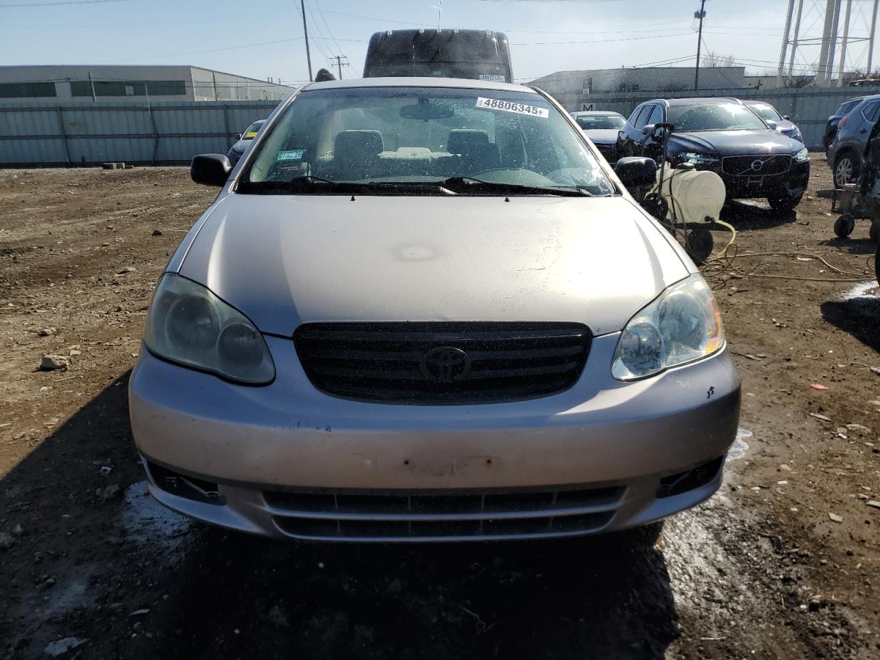2003 Toyota Corolla VIN 1NXBR32E43Z169469 Copart auction photo, rear end / side damage thumbnail 5