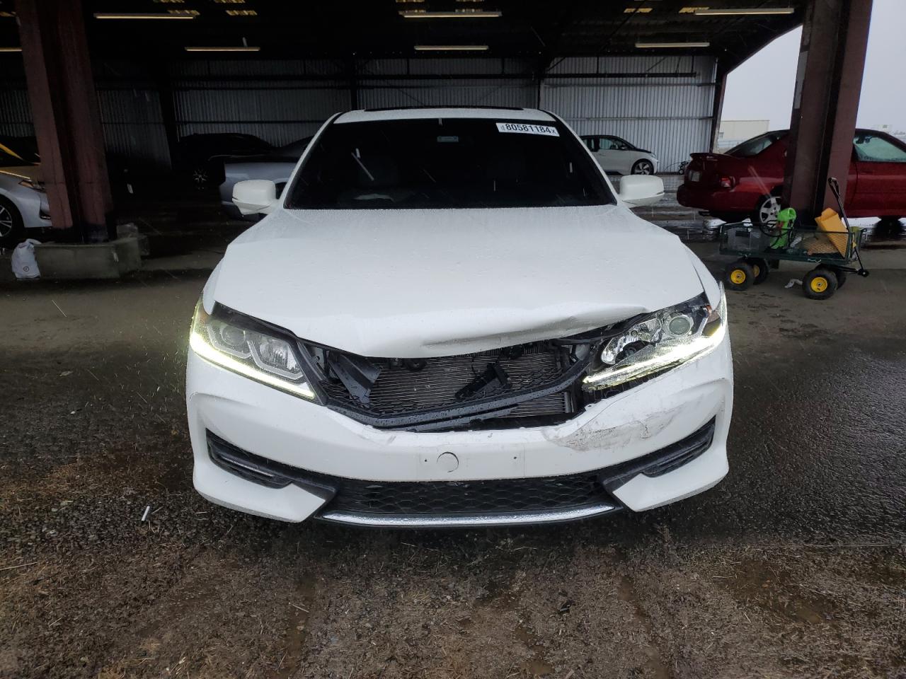 2017 Honda Accord VIN 1HGCT1B86HA002937 Copart auction photo, front end damage thumbnail 5