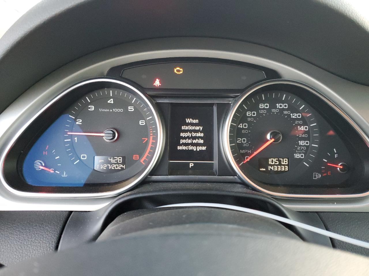 2015 Audi Q7 VIN WA1LGAFE2FD003964 Copart auction photo, mechanical damage thumbnail 9