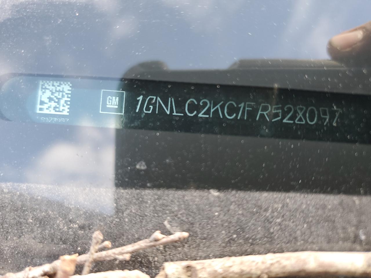 2015 Chevrolet Tahoe VIN 1GNLC2KC1FR528097 Copart auction photo, water/flood damage thumbnail 13