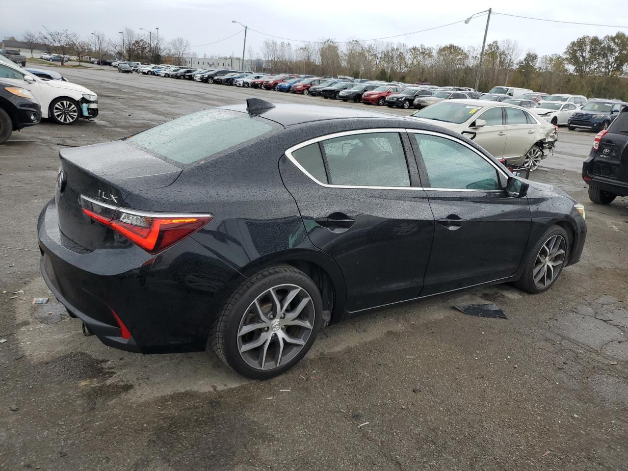 2021 Acura ILX VIN 19UDE2F78MA001515 Copart auction photo, front end / side damage thumbnail 3