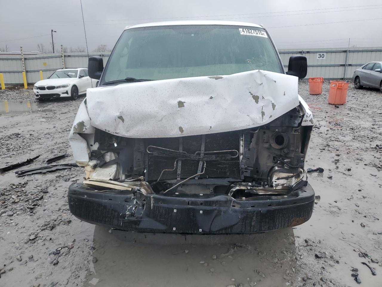 2013 GMC Savana VIN 1GTW7GCA3D1112648 Copart auction photo, front end damage thumbnail 5