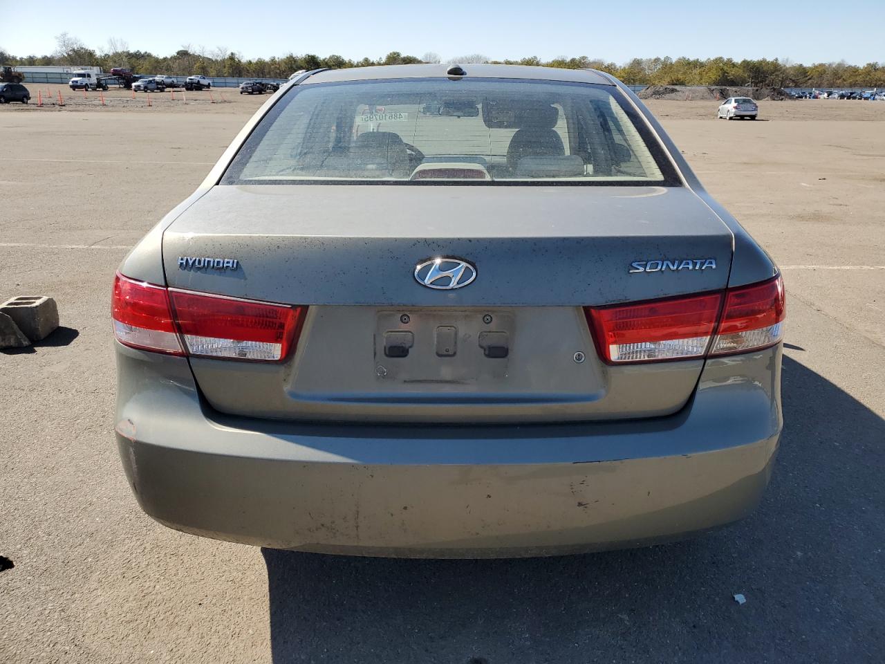 2008 Hyundai Sonata VIN 5NPET46C98H326075 Copart auction photo, front end / side damage thumbnail 6