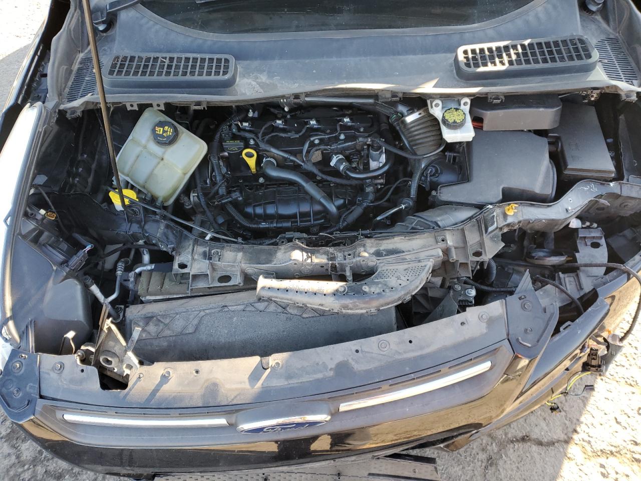 2016 Ford Escape VIN 1FMCU9GX9GUA58969 Copart auction photo, front end / top/roof damage thumbnail 12