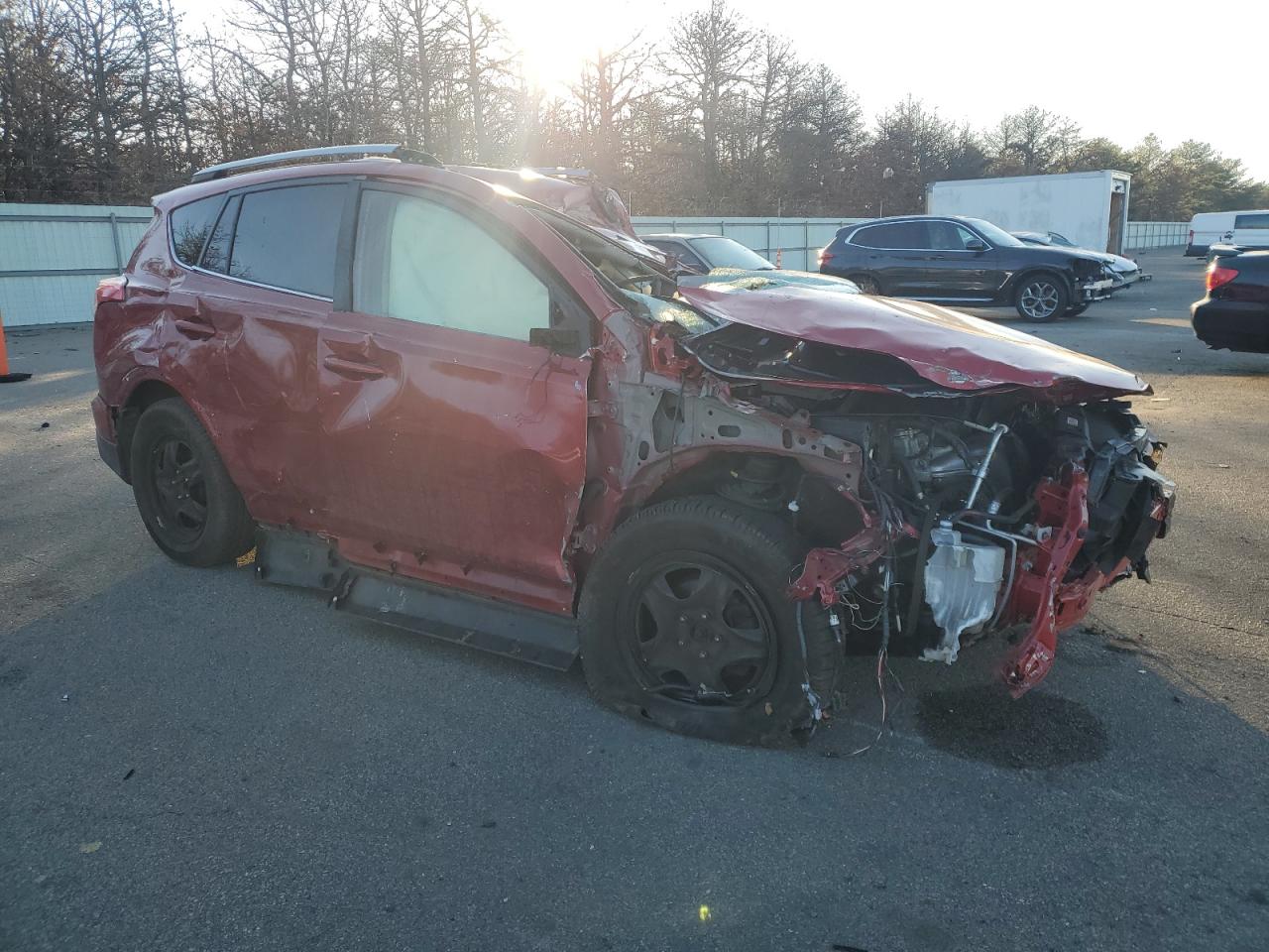 2017 Toyota RAV 4 VIN JTMBFREV0HJ106437 Copart auction photo, all over damage thumbnail 4