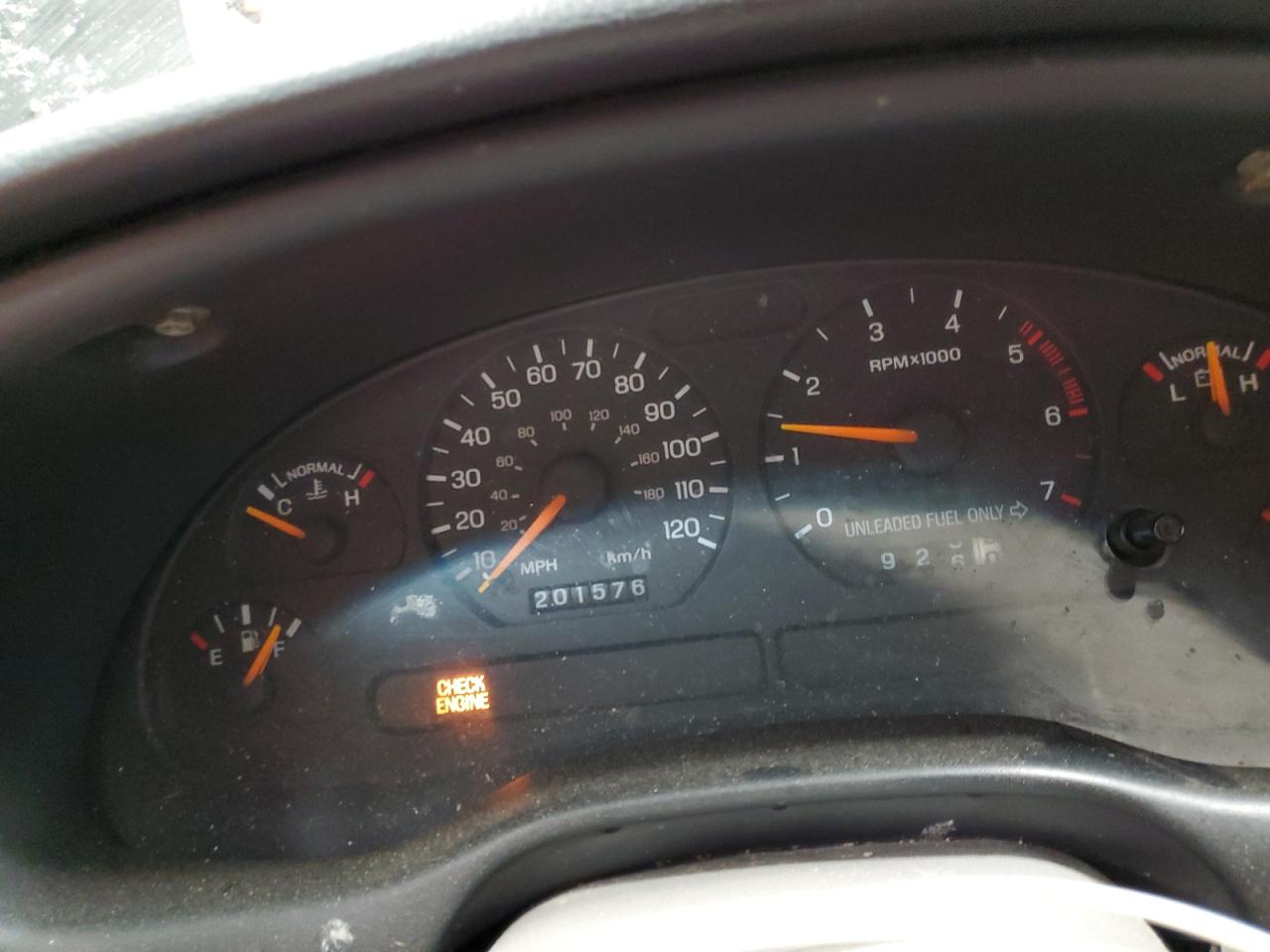 1998 Ford Mustang VIN 1FAFP4045WF176361 Copart auction photo, front end damage thumbnail 9
