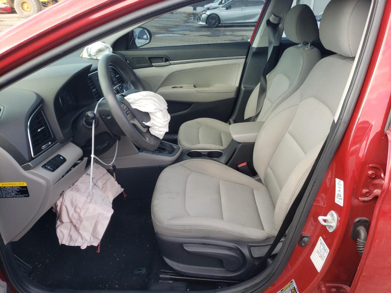 2017 Hyundai Elantra VIN 5NPD74LF7HH120574 Copart auction photo, front end damage thumbnail 7