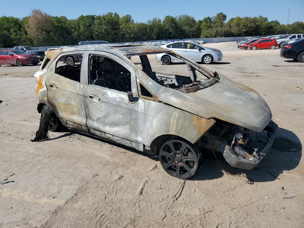 2018 Ford EcoSport VIN MAJ3P1TE6JC204345 Copart auction photo, burn / burn - interior damage thumbnail 4
