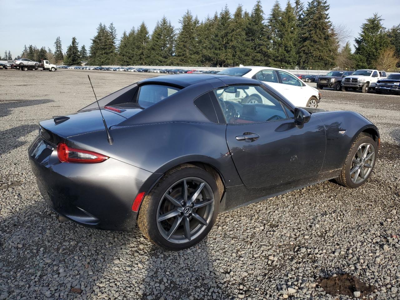 2020 Mazda MX-5 VIN JM1NDAM72L0418779 Copart auction photo, side / undercarriage damage thumbnail 3