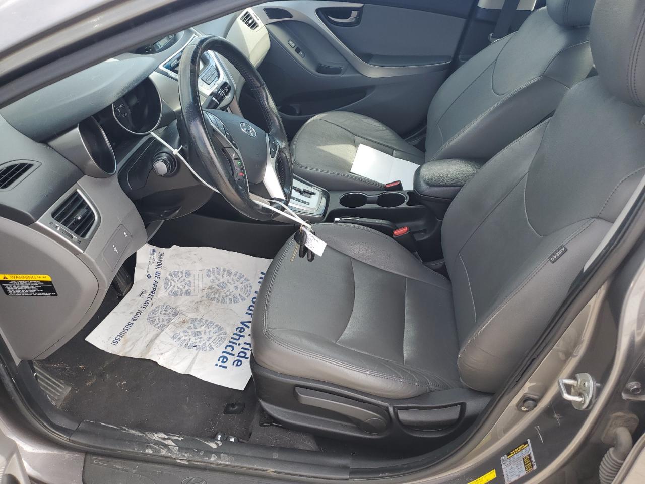 2011 Hyundai Elantra VIN 5NPDH4AE9BH076401 Copart auction photo, undercarriage damage thumbnail 7