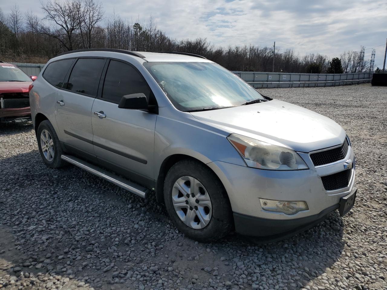 2012 Chevrolet Traverse VIN 1GNKREED2CJ156988 Copart auction photo, front end damage thumbnail 4