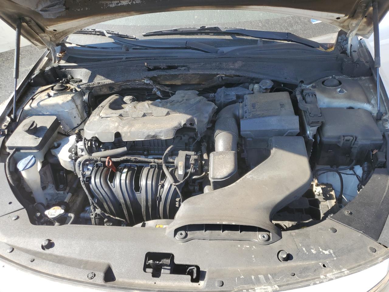 2017 KIA Optima VIN 5XXGU4L36HG161141 Copart auction photo, burn - engine damage thumbnail 12