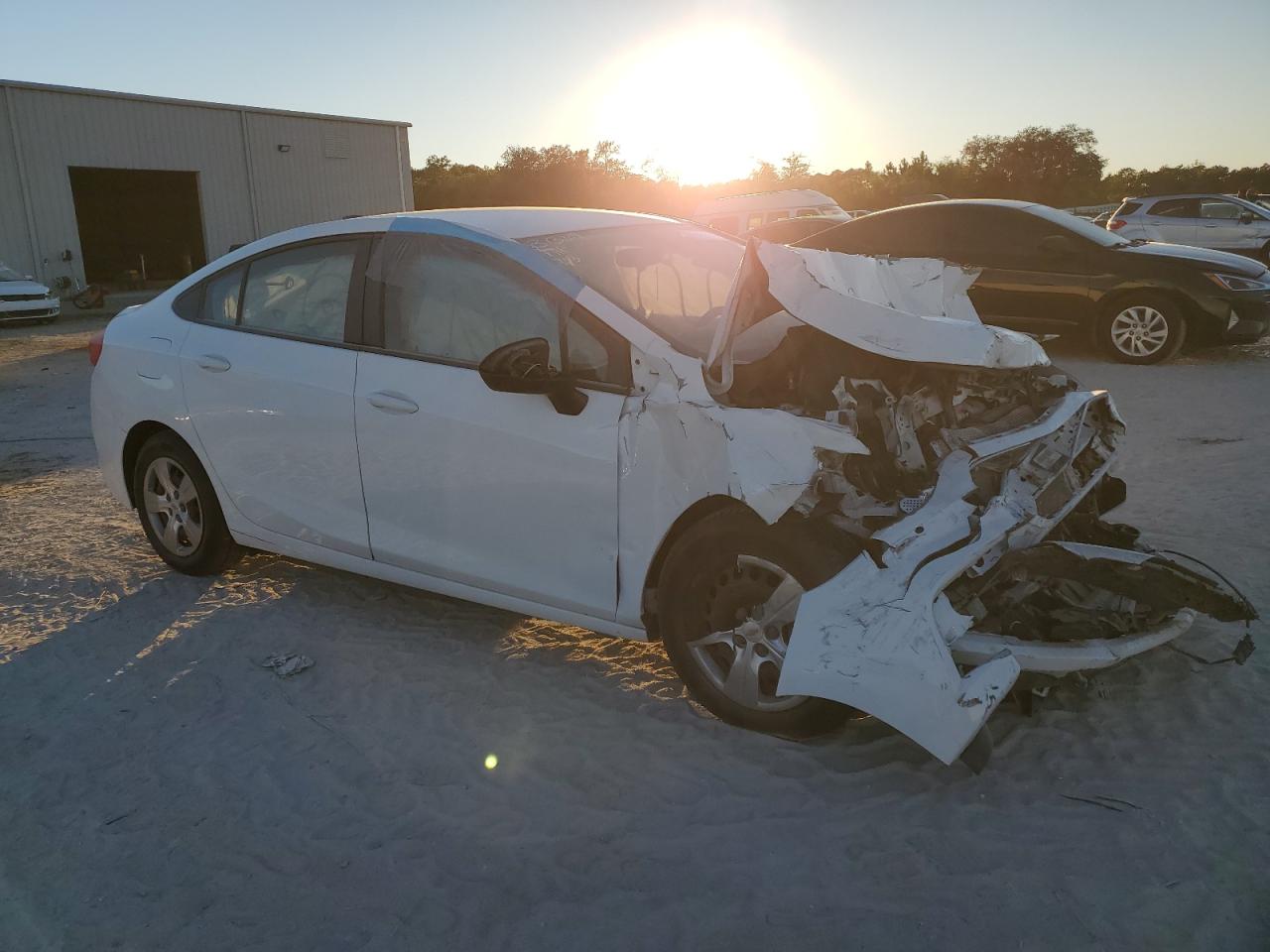 2017 Chevrolet Cruze VIN 1G1BC5SMXH7253545 Copart auction photo, front end damage thumbnail 4