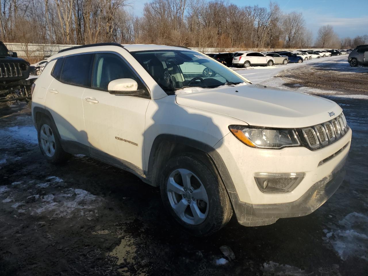 2018 Jeep Compass VIN 3C4NJDBB7JT315665 Copart auction photo, side / minor dent/scratches damage thumbnail 4