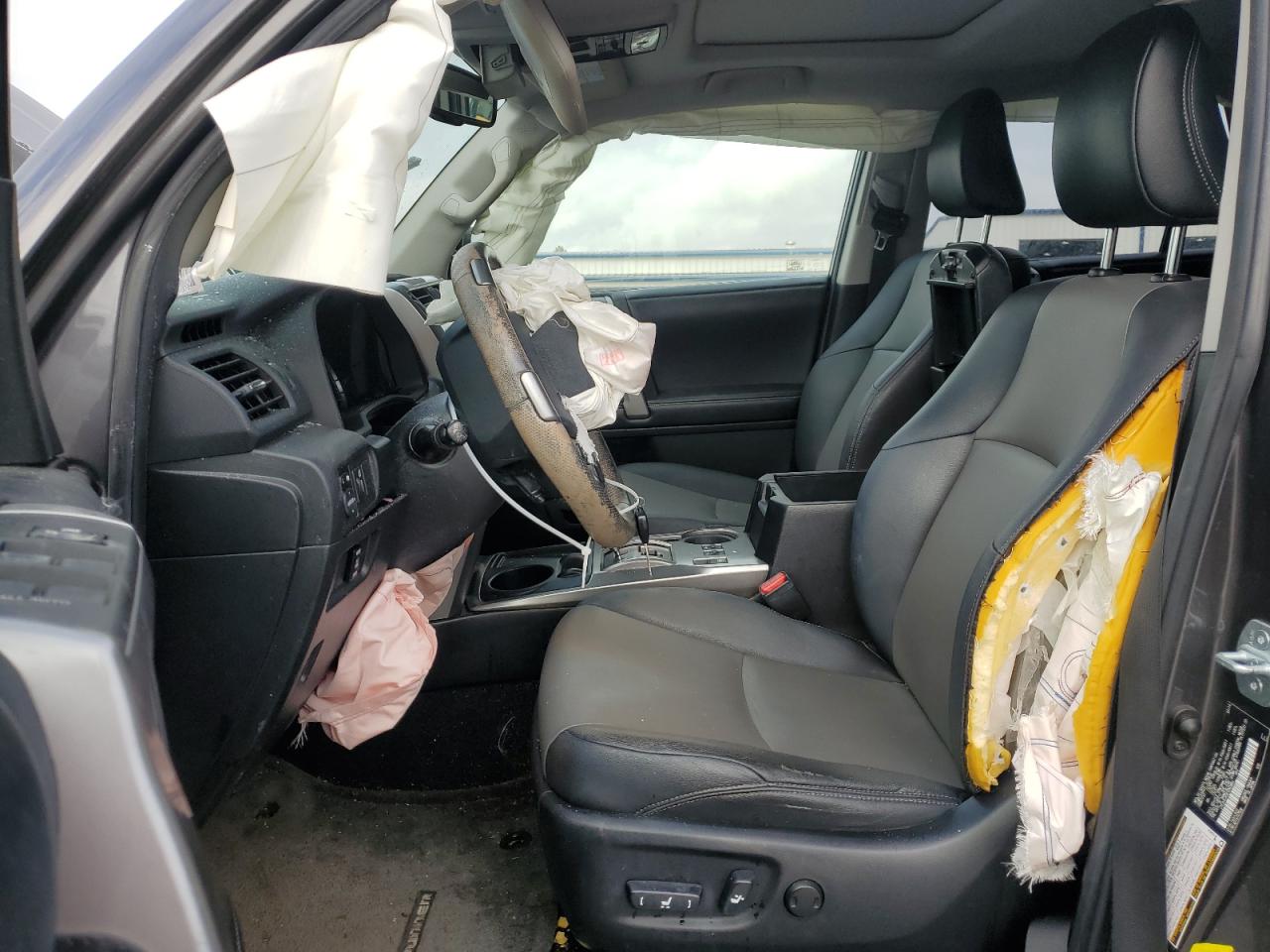 2014 Toyota 4Runner VIN JTEZU5JRXE5083884 Copart auction photo, front end / side damage thumbnail 7