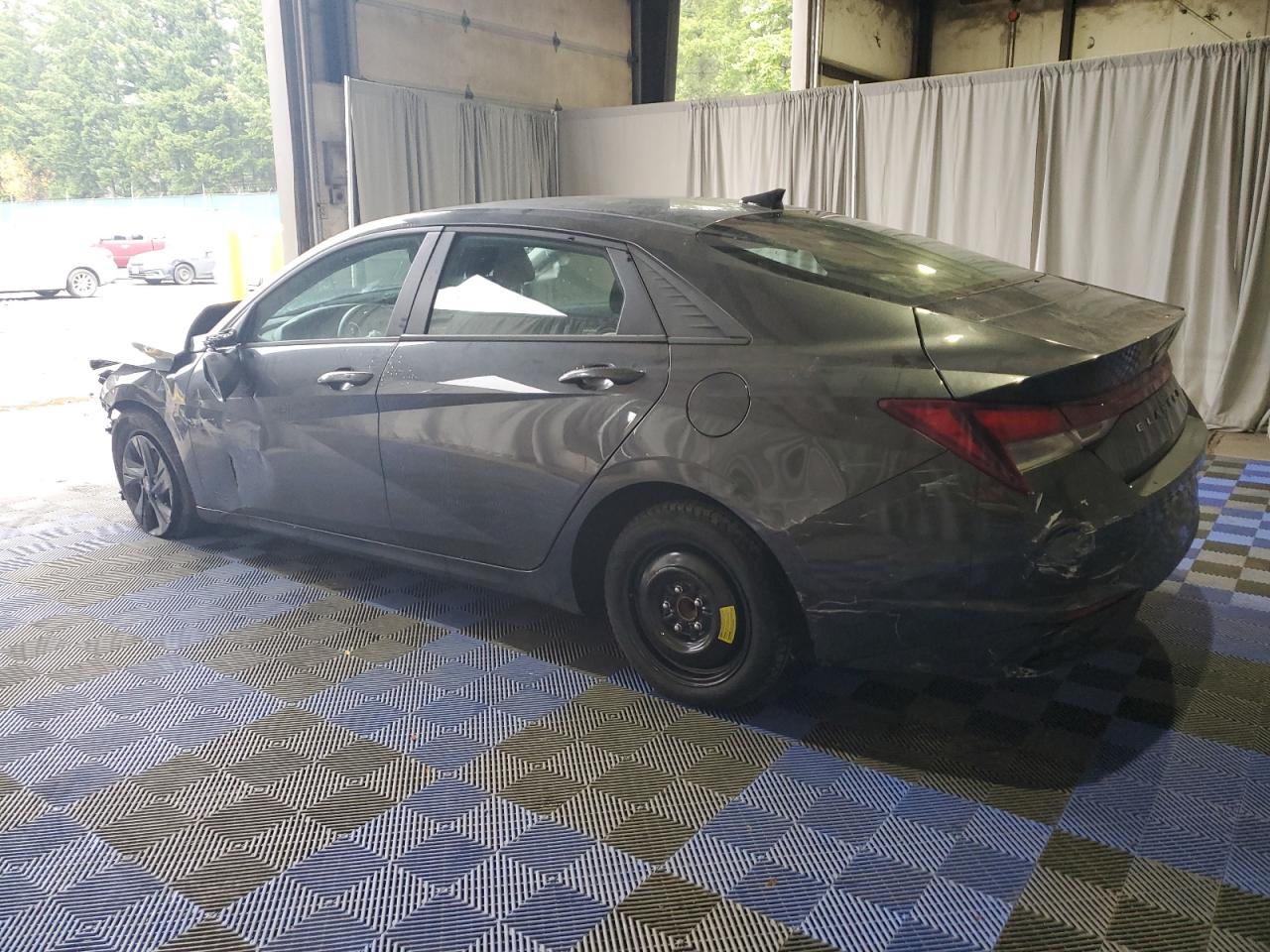 2021 Hyundai Elantra VIN 5NPLS4AG4MH033845 Copart auction photo, front end / side damage thumbnail 2