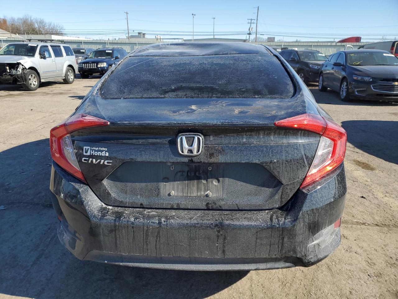 2016 Honda Civic VIN 2HGFC2F71GH563843 Copart auction photo, rollover / front end damage thumbnail 6