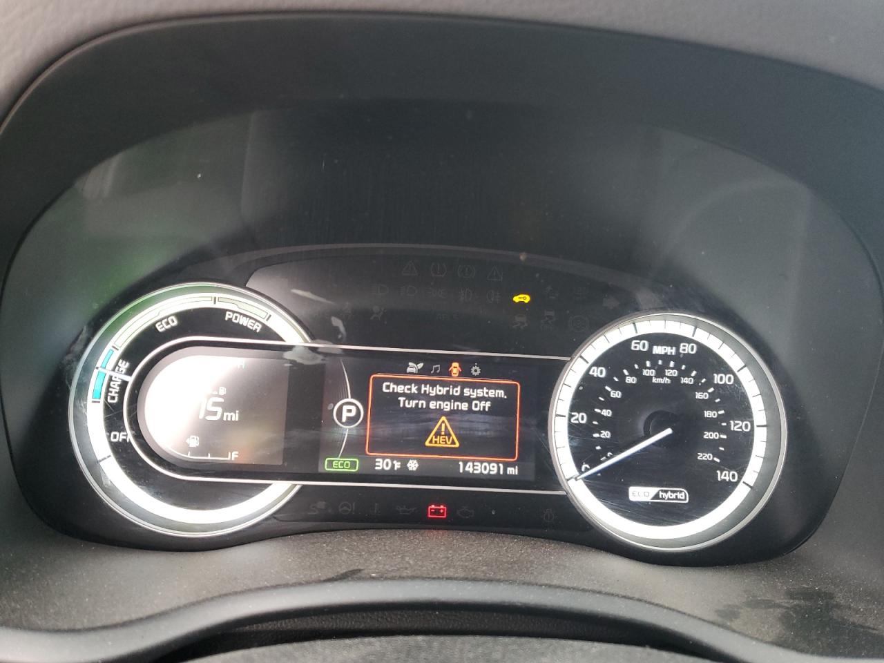 2019 KIA Niro VIN KNDCB3LC2K5304600 Copart auction photo, mechanical damage thumbnail 9