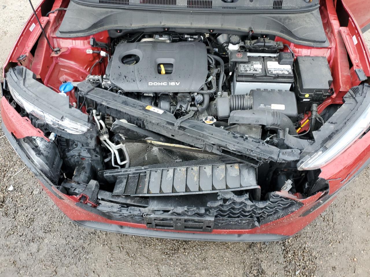 2019 Hyundai Kona VIN KM8K22AAXKU347316 Copart auction photo, front end damage thumbnail 14