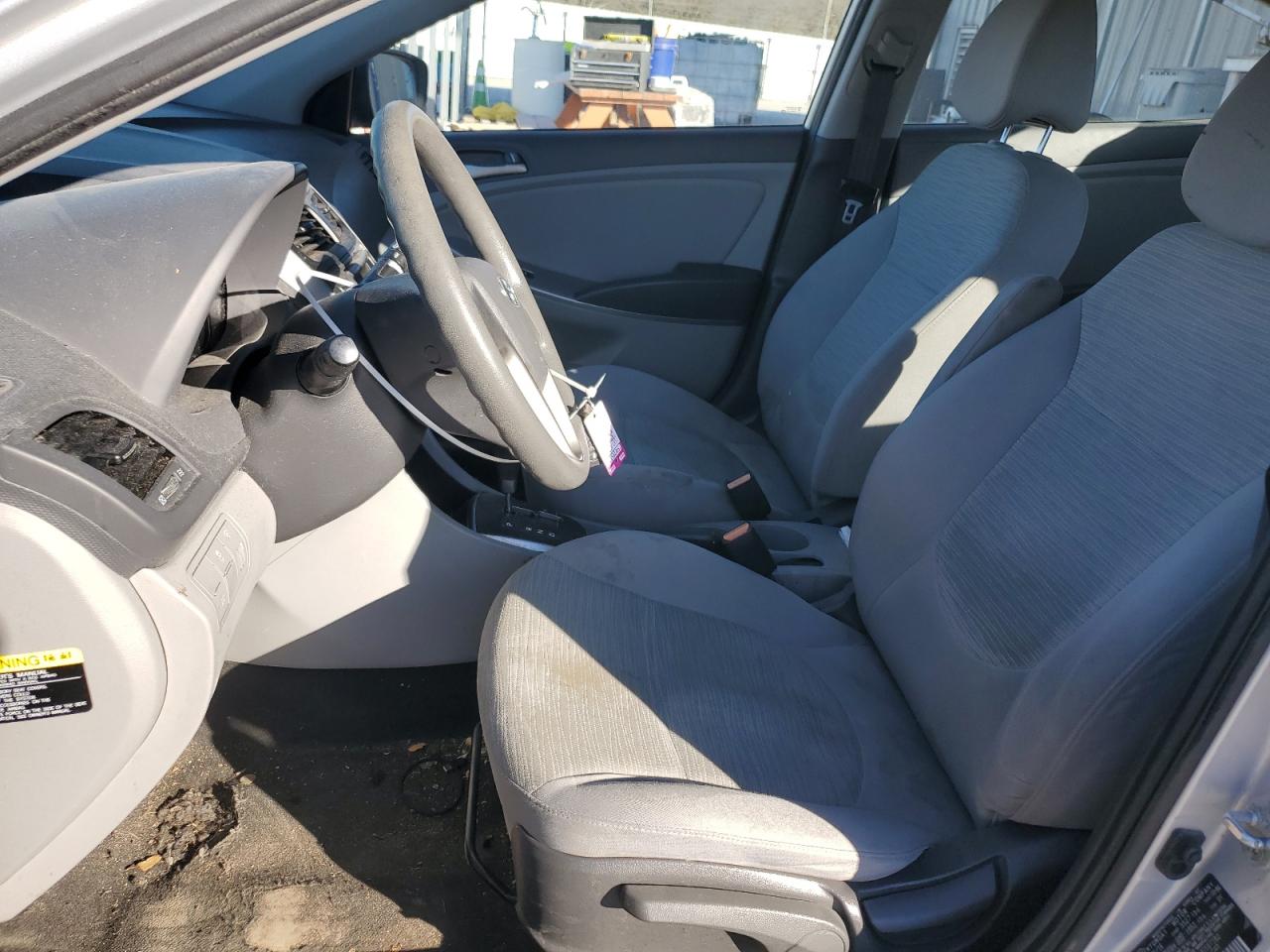 2017 Hyundai Accent VIN KMHCT4AE2HU187182 Copart auction photo, rear end / side damage thumbnail 7