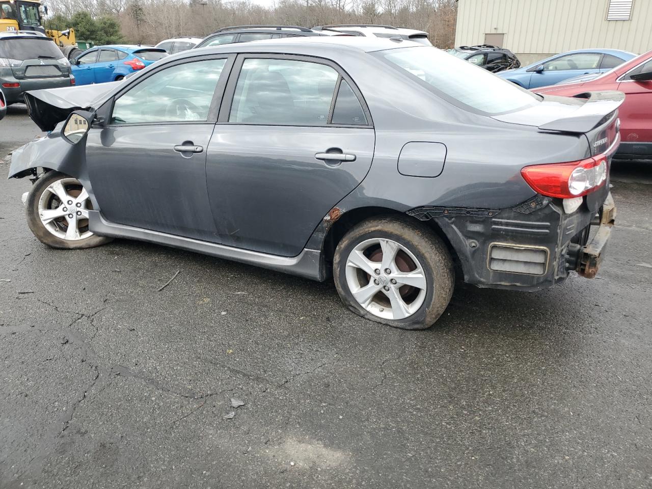 2011 Toyota Corolla VIN 2T1BU4EE7BC732028 Copart auction photo, front end / rear end damage thumbnail 2