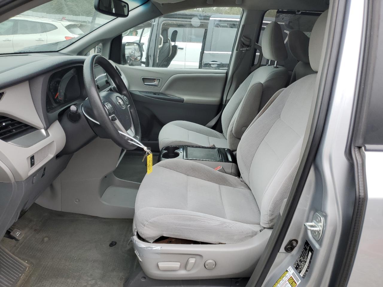 2015 Toyota Sienna VIN 5TDKK3DC0FS623407 Copart auction photo, all over damage thumbnail 7