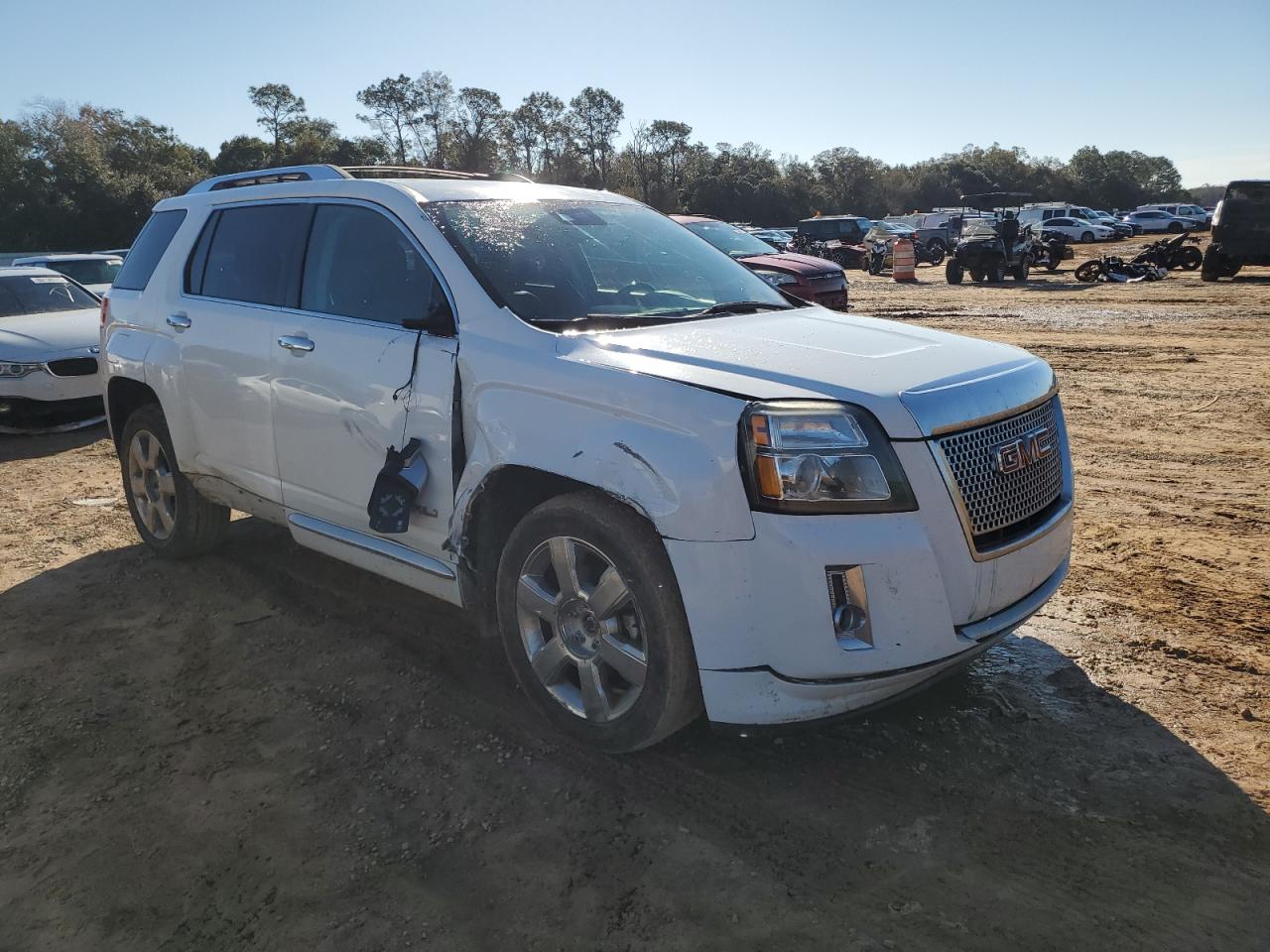 2013 GMC Terrain VIN 2GKFLYE31D6410116 Copart auction photo, side damage thumbnail 4
