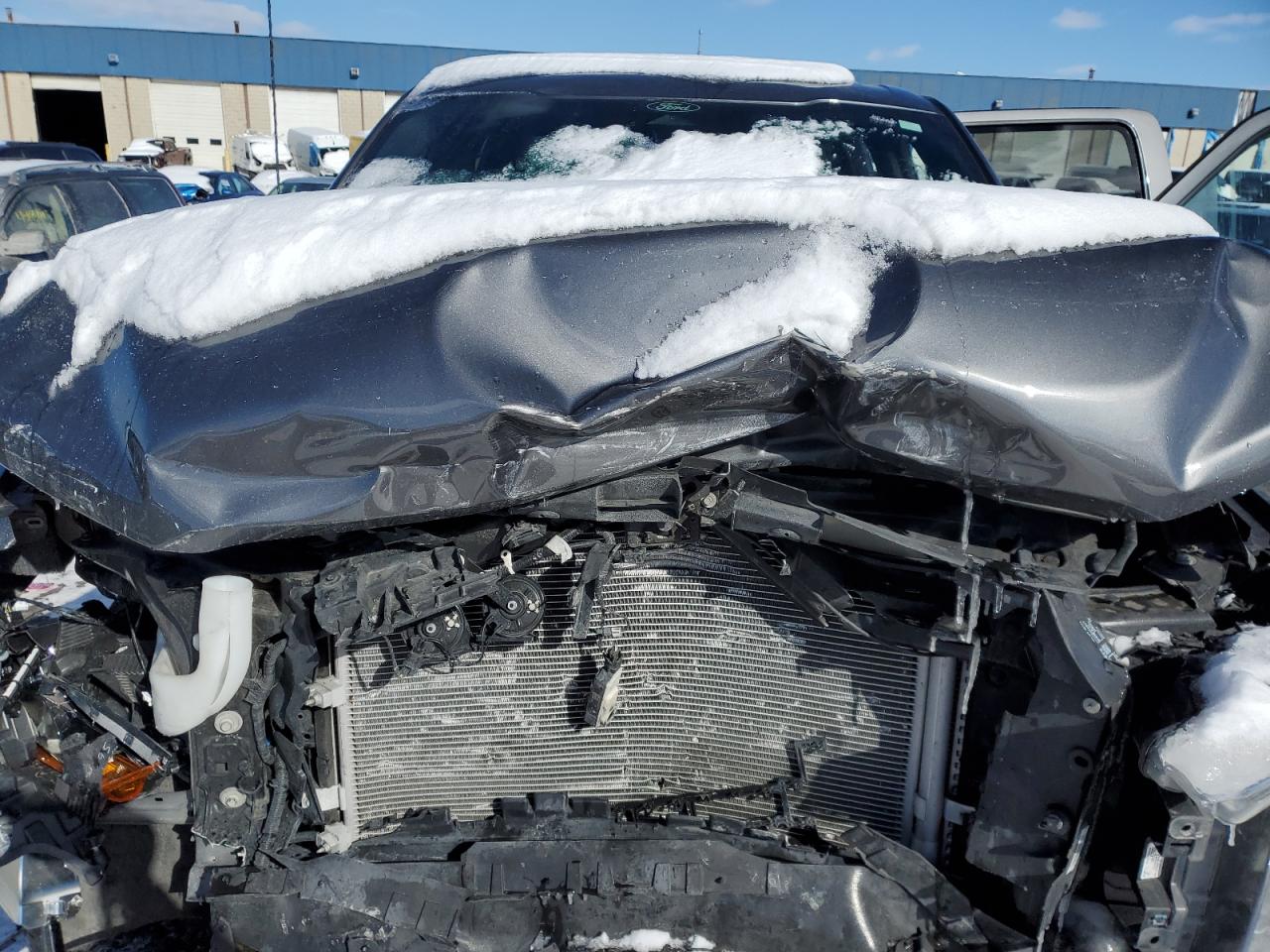 2022 Ford F-150 VIN 1FTFW1E86NFC39845 Copart auction photo, front end / rear end damage thumbnail 13