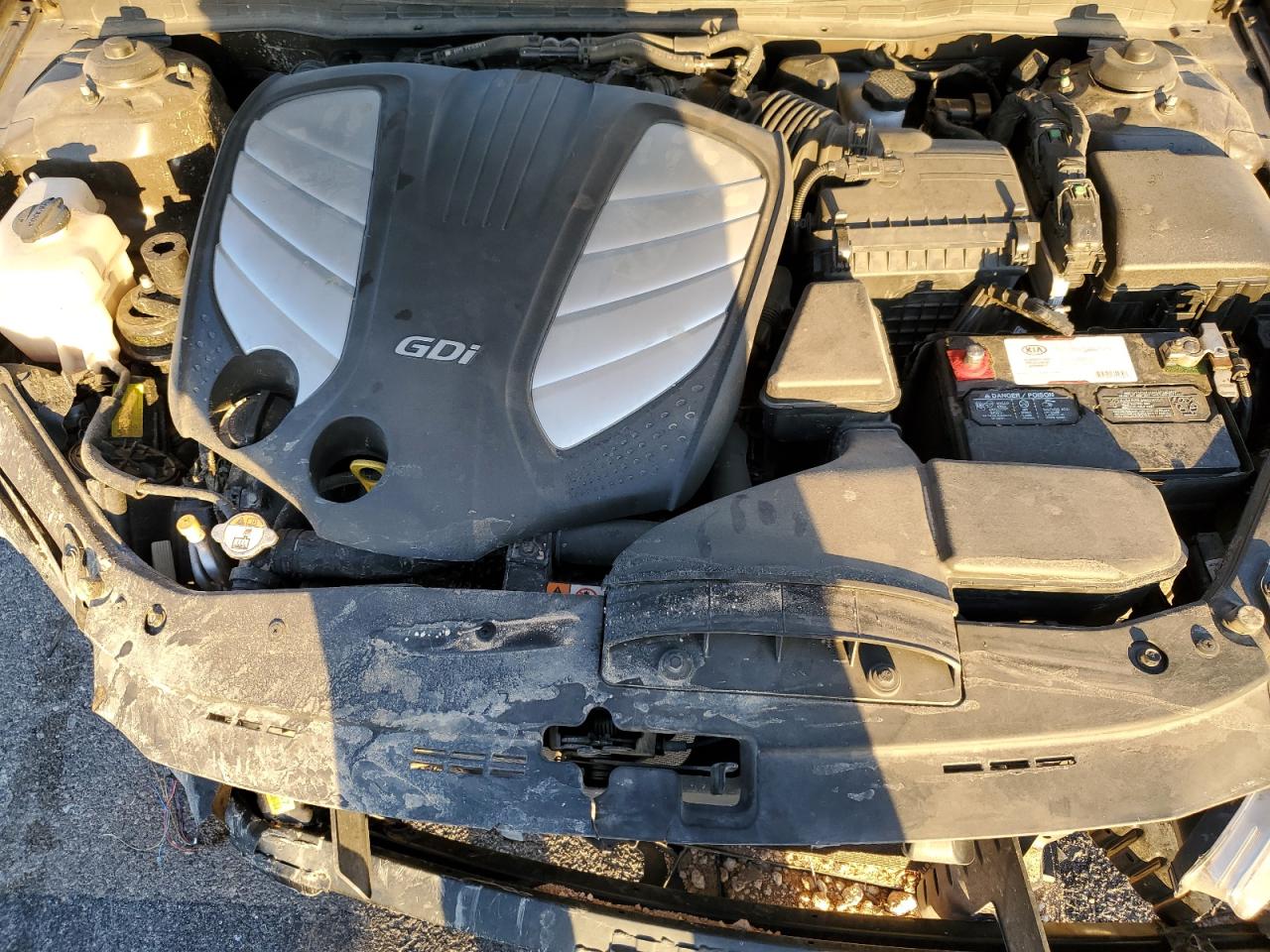 2014 KIA Cadenza VIN KNALN4D75E5129937 Copart auction photo, rollover damage thumbnail 12