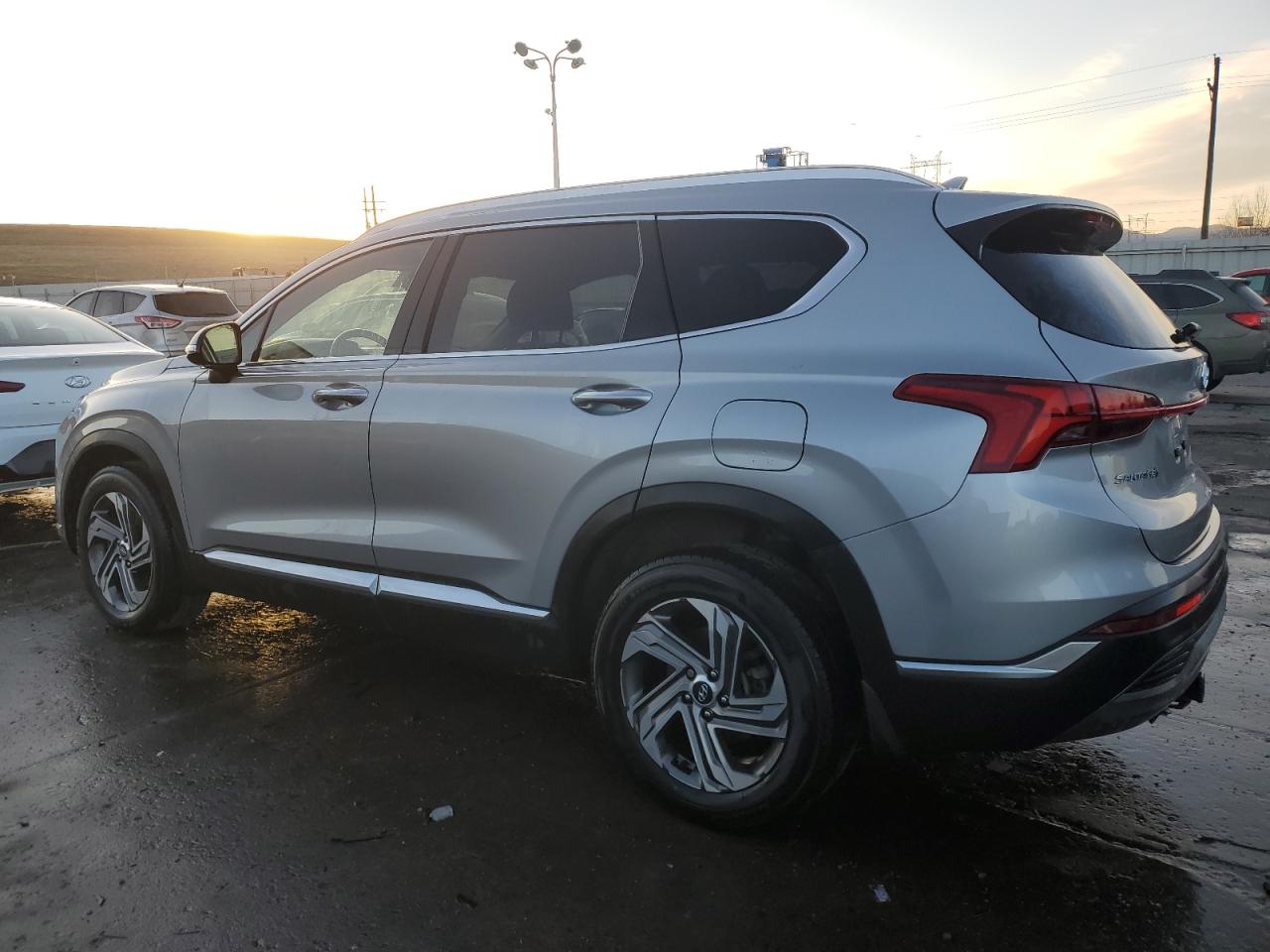 2022 Hyundai Santa Fe VIN 5NMS34AJ4NH471218 Copart auction photo, front end damage thumbnail 2