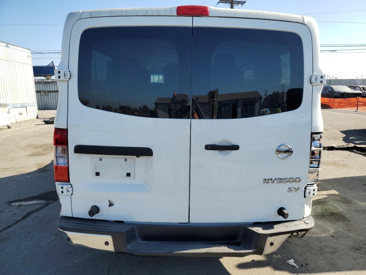 2020 Nissan NV VIN 5BZBF0AA0LN851320 Copart auction photo, front end / side damage thumbnail 6
