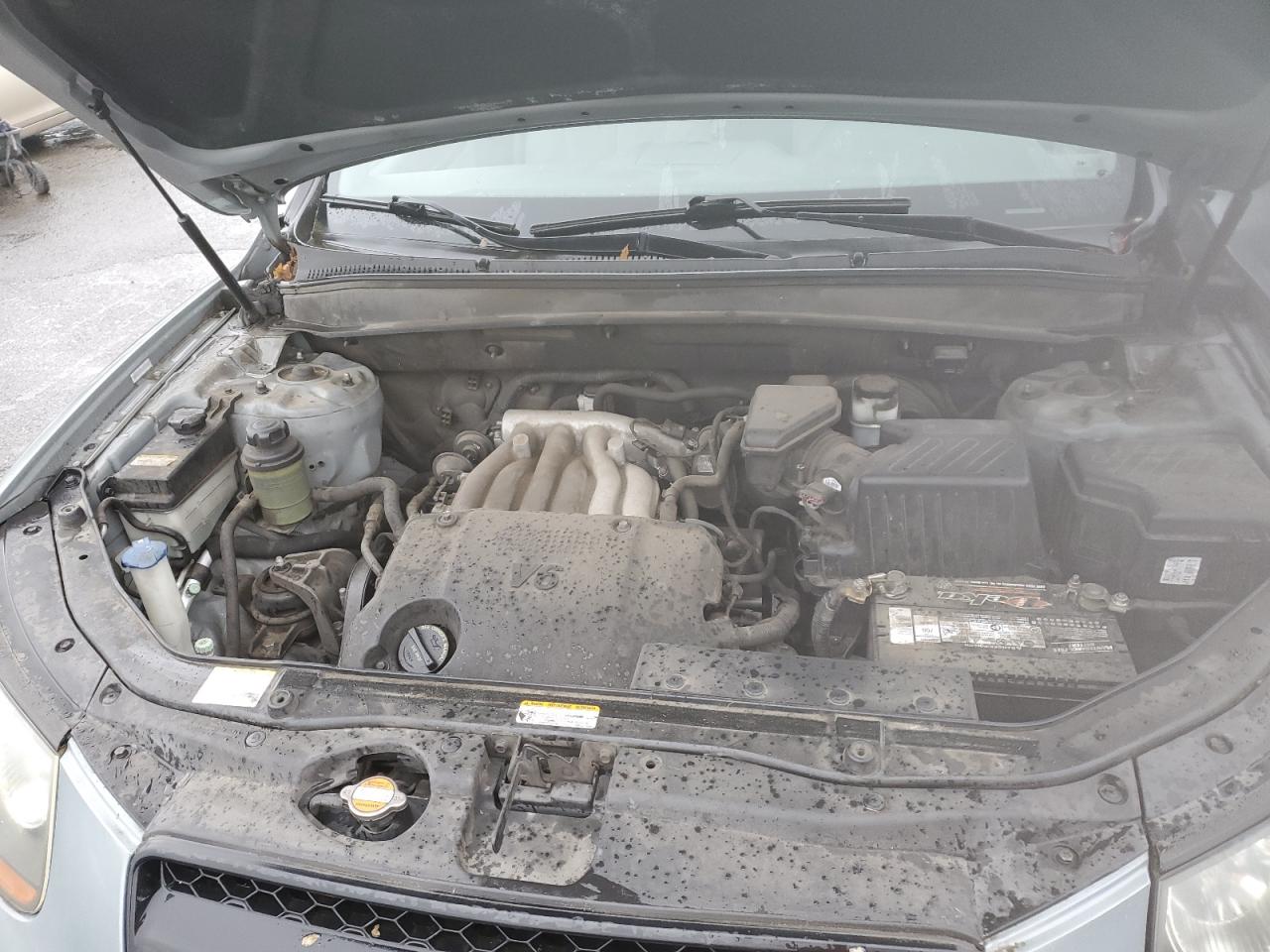 2009 Hyundai Santa Fe VIN 5NMSG13D59H296610 Copart auction photo, side / undercarriage damage thumbnail 11