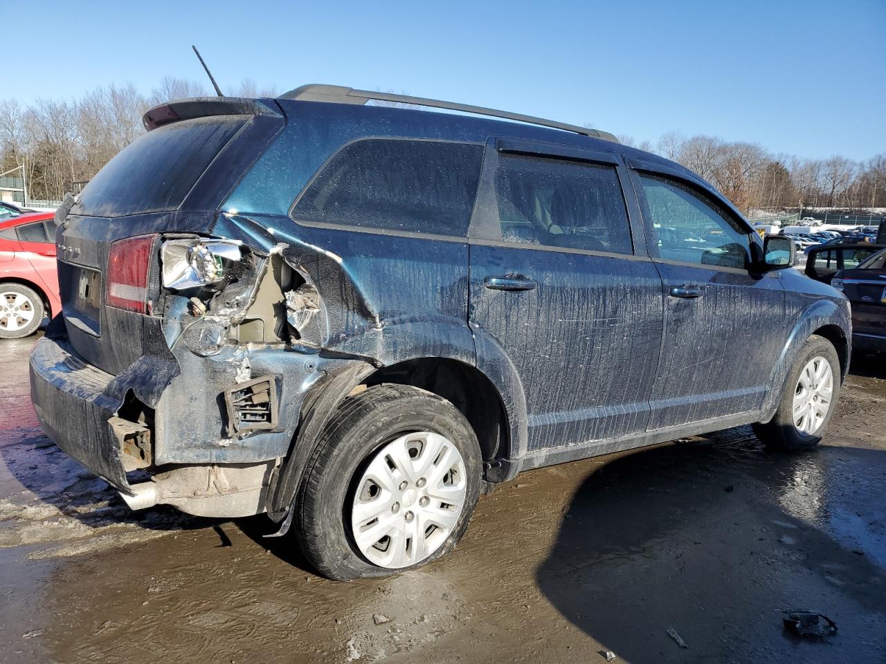 2015 Dodge Journey VIN 3C4PDDAG0FT506798 Copart auction photo, rear end / minor dent/scratches damage thumbnail 3