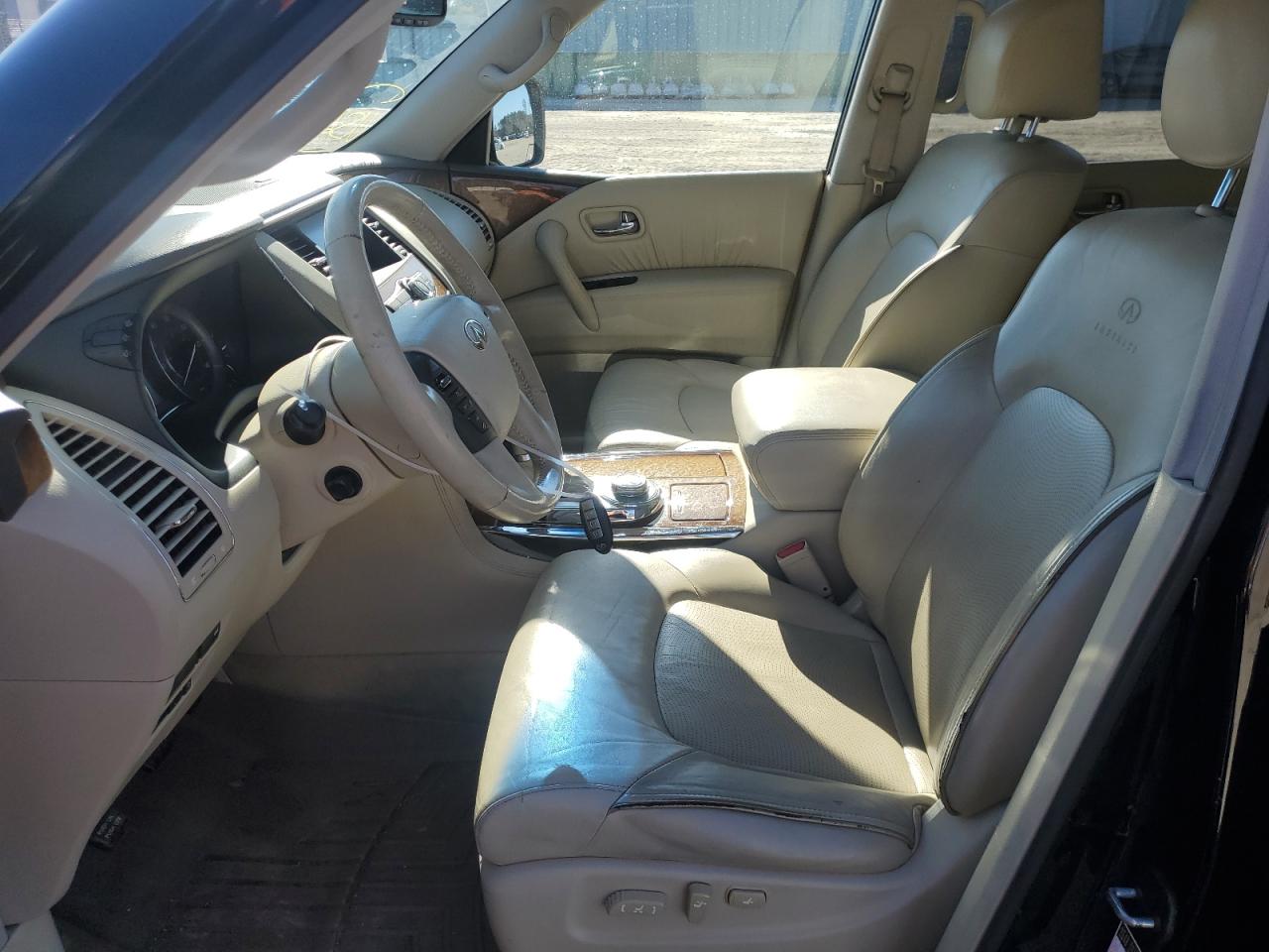 2012 Infiniti QX56 VIN JN8AZ2NC9C9317398 Copart auction photo, side / rear end damage thumbnail 7