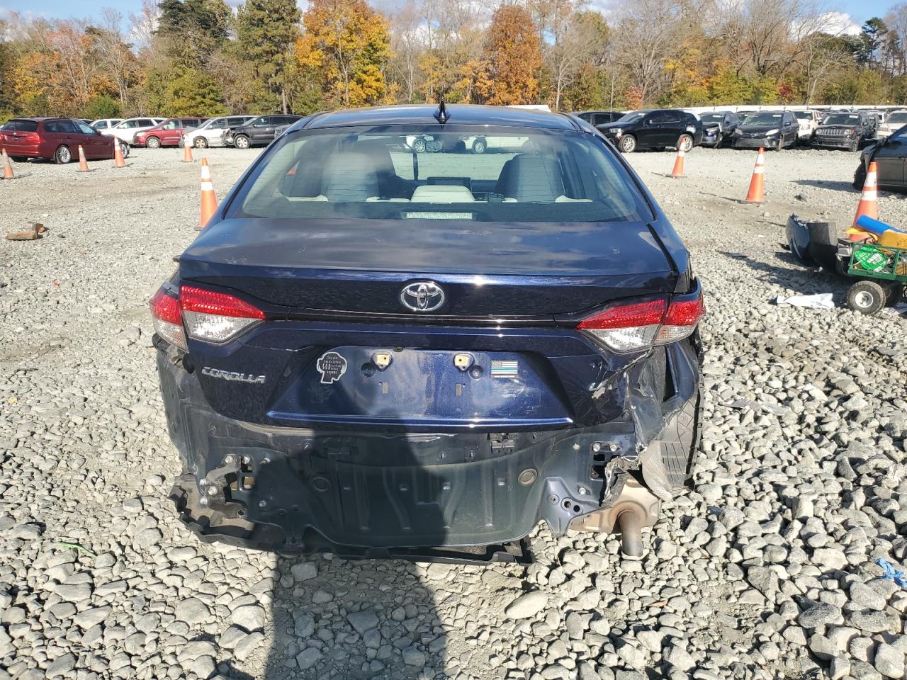 2020 Toyota Corolla VIN 5YFEPRAE6LP140869 Copart auction photo, rear end damage thumbnail 6