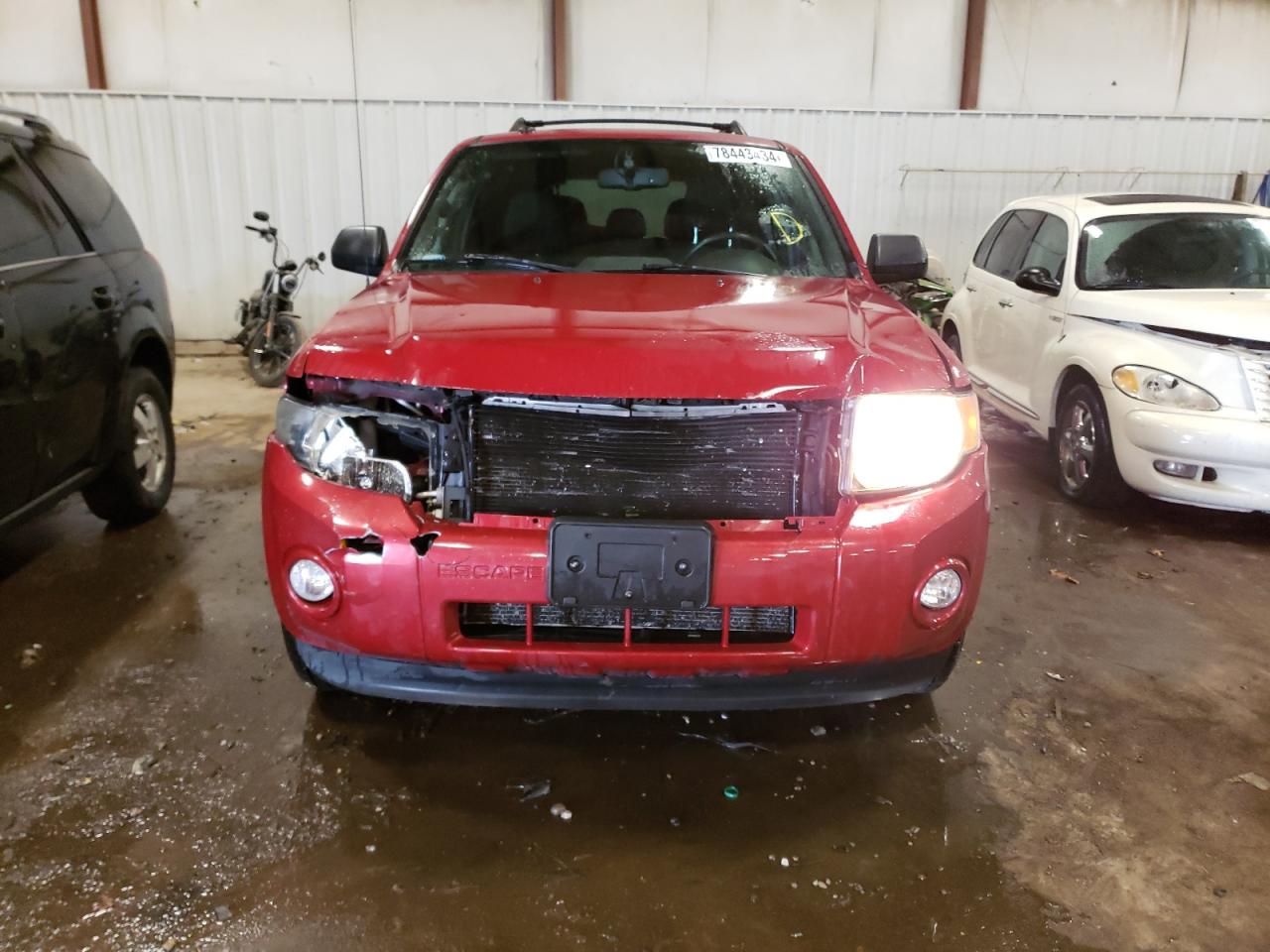 2011 Ford Escape VIN 1FMCU0D78BKB94191 Copart auction photo, front end damage thumbnail 5