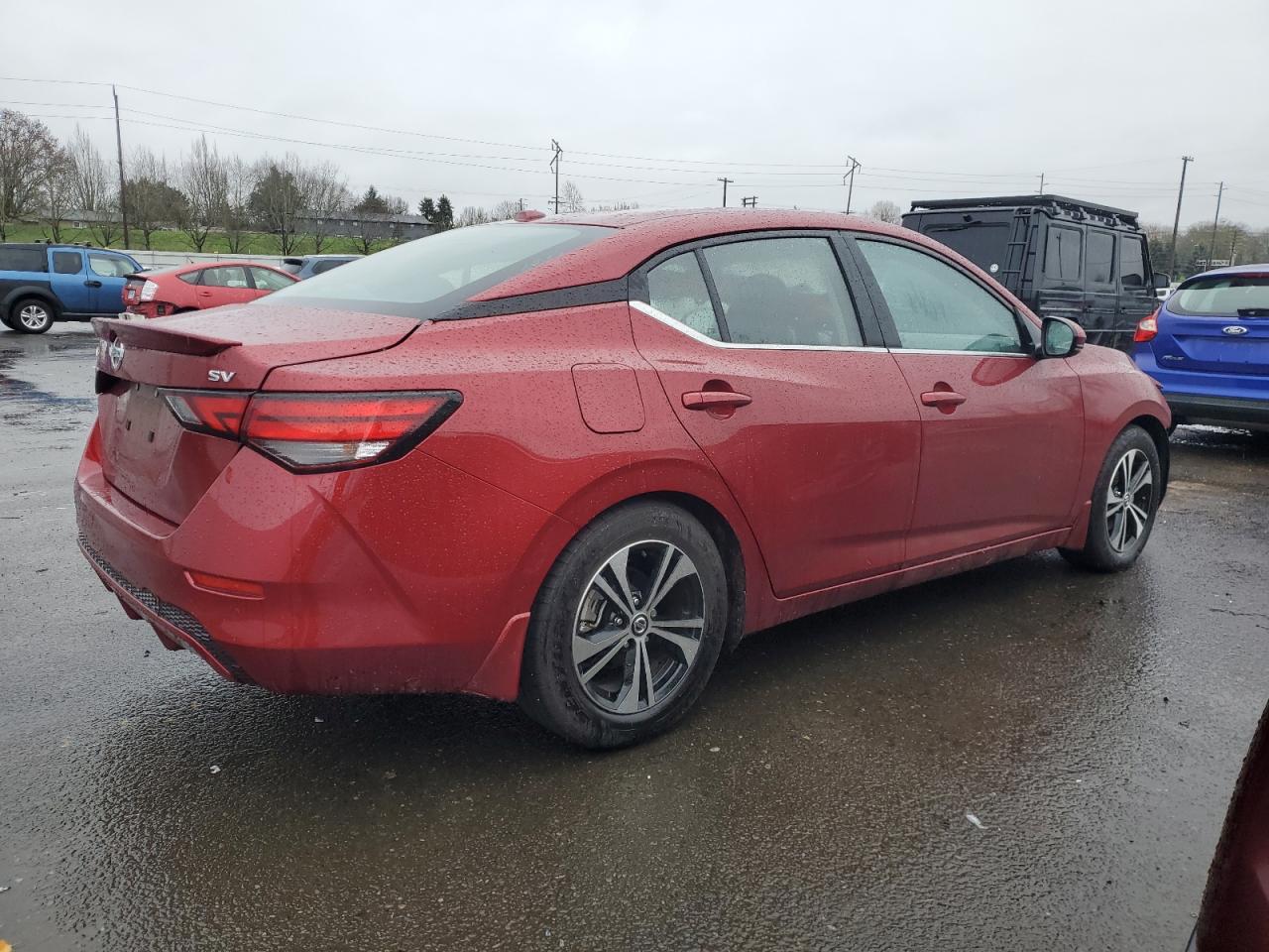2020 Nissan Sentra VIN 3N1AB8CV1LY258822 Copart auction photo, all over damage thumbnail 3