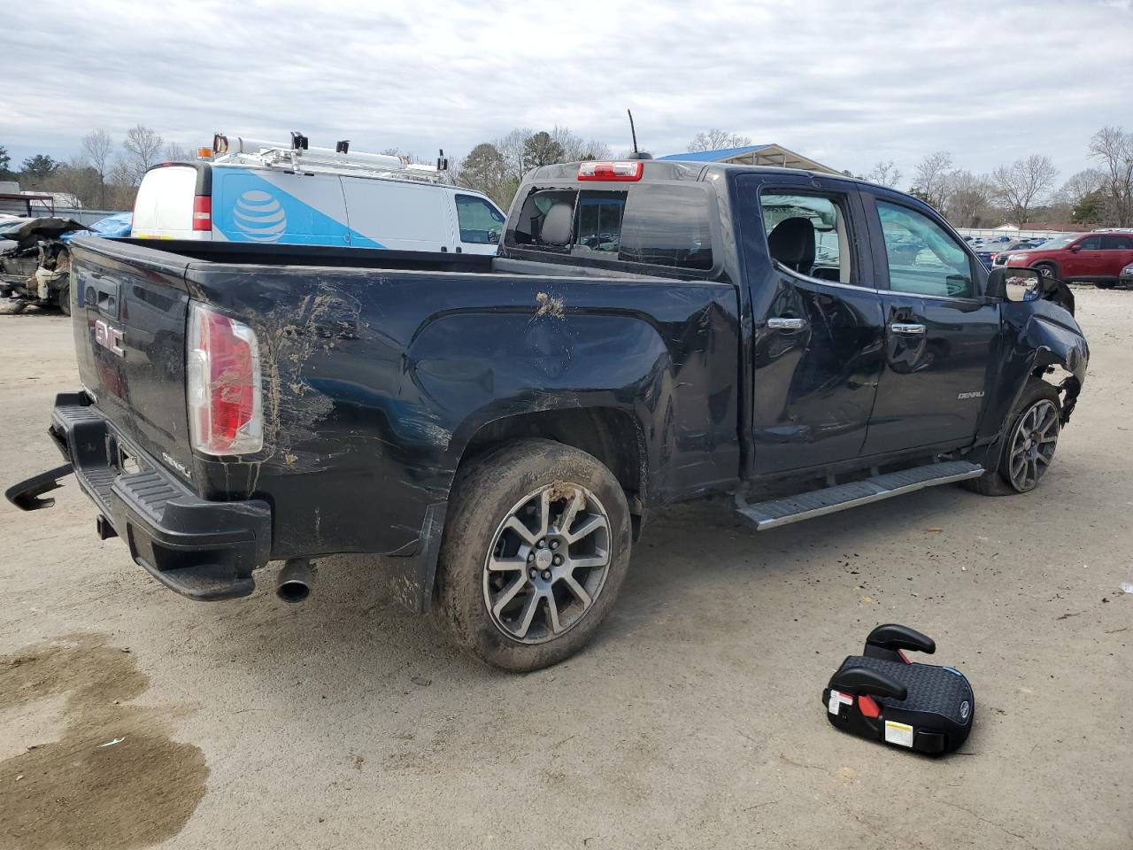 2017 GMC Canyon VIN 1GTG6EEN0H1181427 Copart auction photo, front end / side damage thumbnail 3
