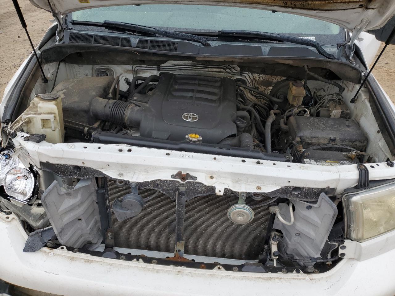 2011 Toyota Tundra VIN 5TFDY5F1XBX166267 Copart auction photo, front end / side damage thumbnail 11