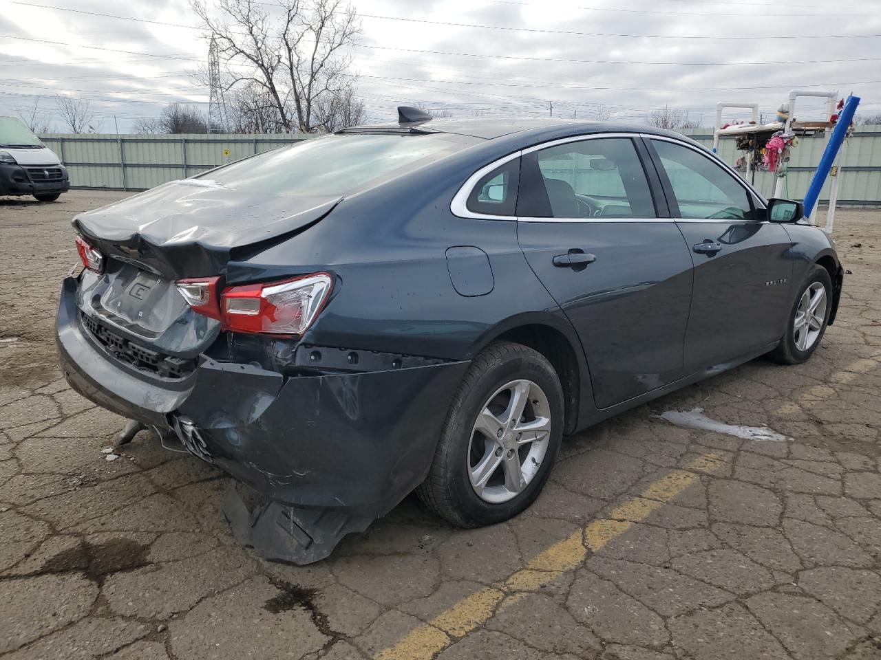 2019 Chevrolet Malibu VIN 1G1ZB5ST1KF191183 Copart auction photo, rear end / front end damage thumbnail 3