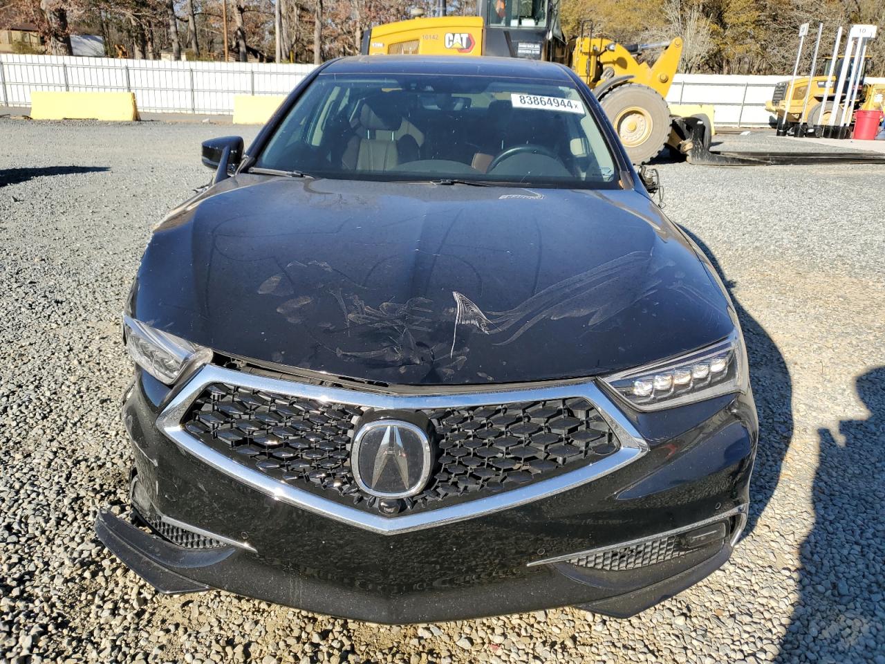 2018 Acura TLX VIN 19UUB2F70JA007992 Copart auction photo, front end / side damage thumbnail 5