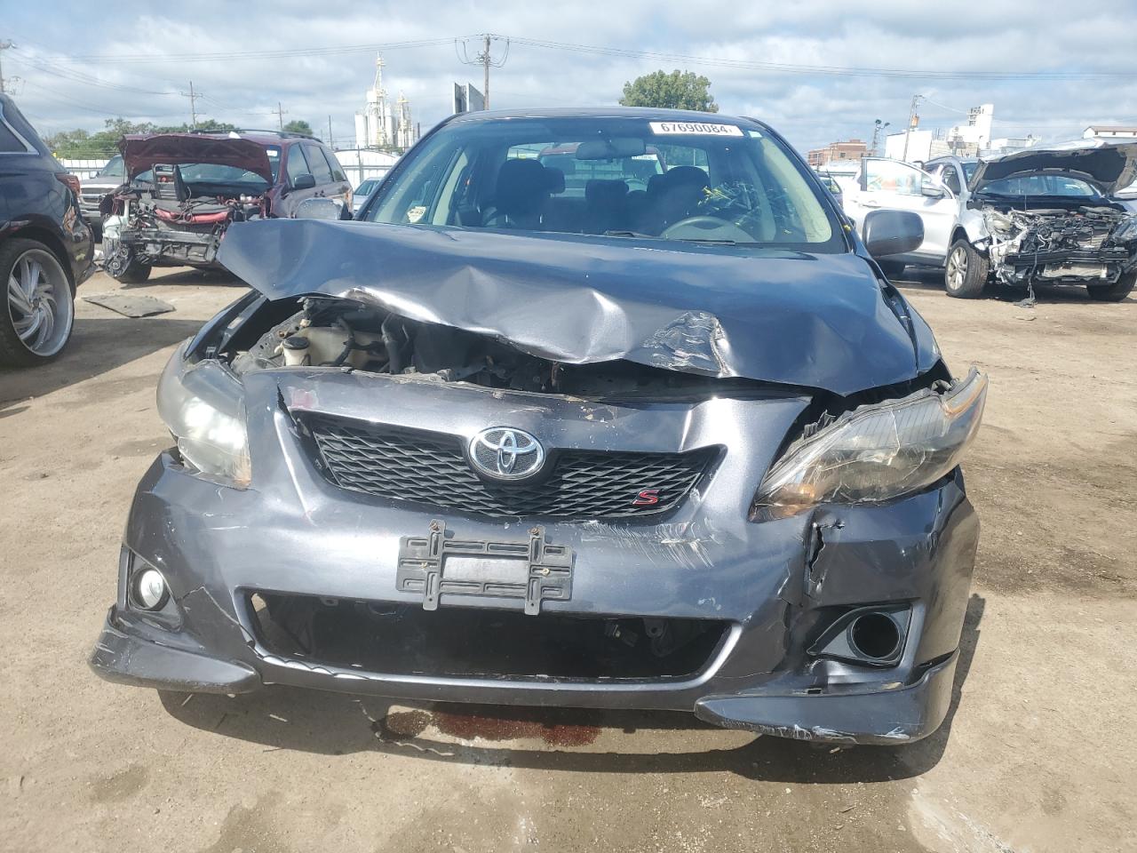 2010 Toyota Corolla VIN 1NXBU4EE3AZ362855 Copart auction photo, front end damage thumbnail 5