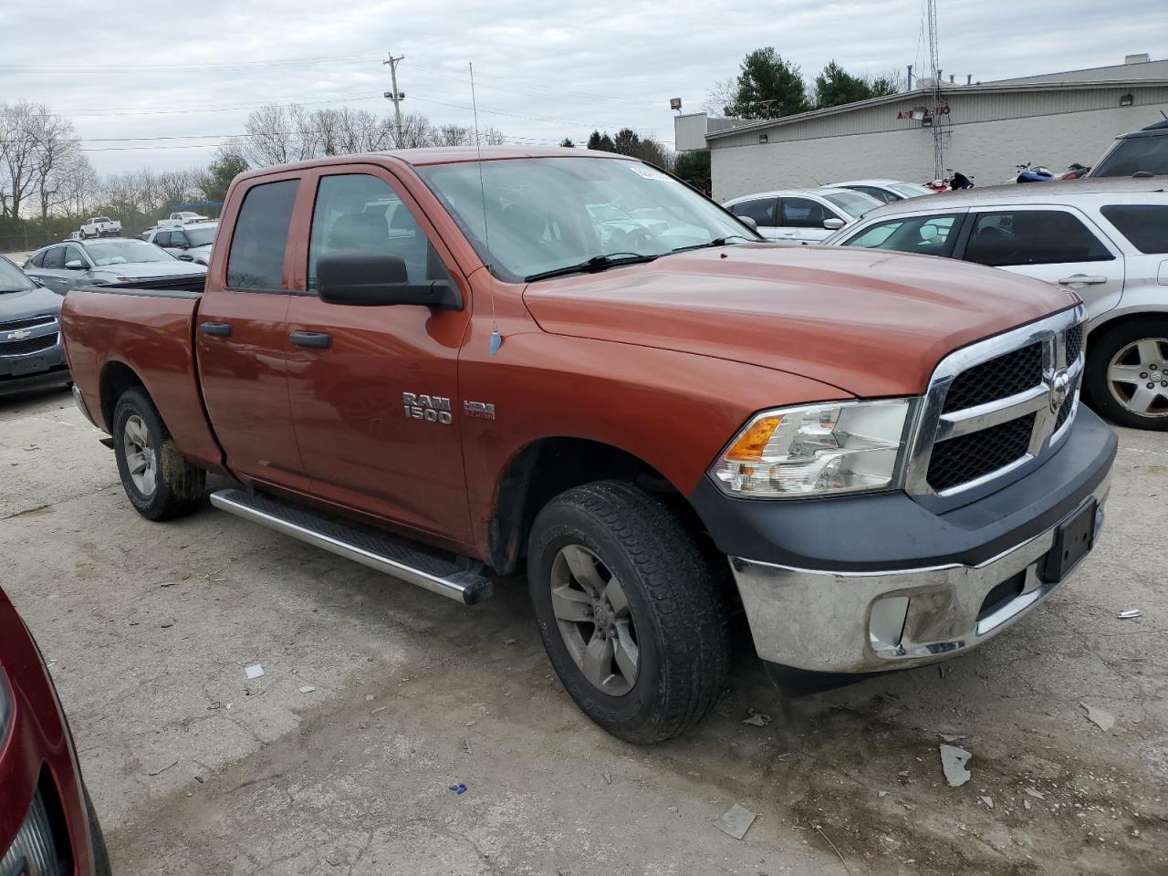 2013 RAM 1500 VIN 1C6RR7FT3DS696359 Copart auction photo, front end / side damage thumbnail 4